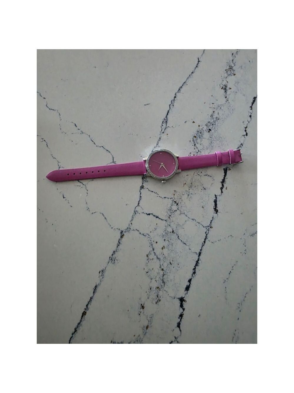 Women's Croton Pink & Silver Watch, One Size - Picture 4 of 11